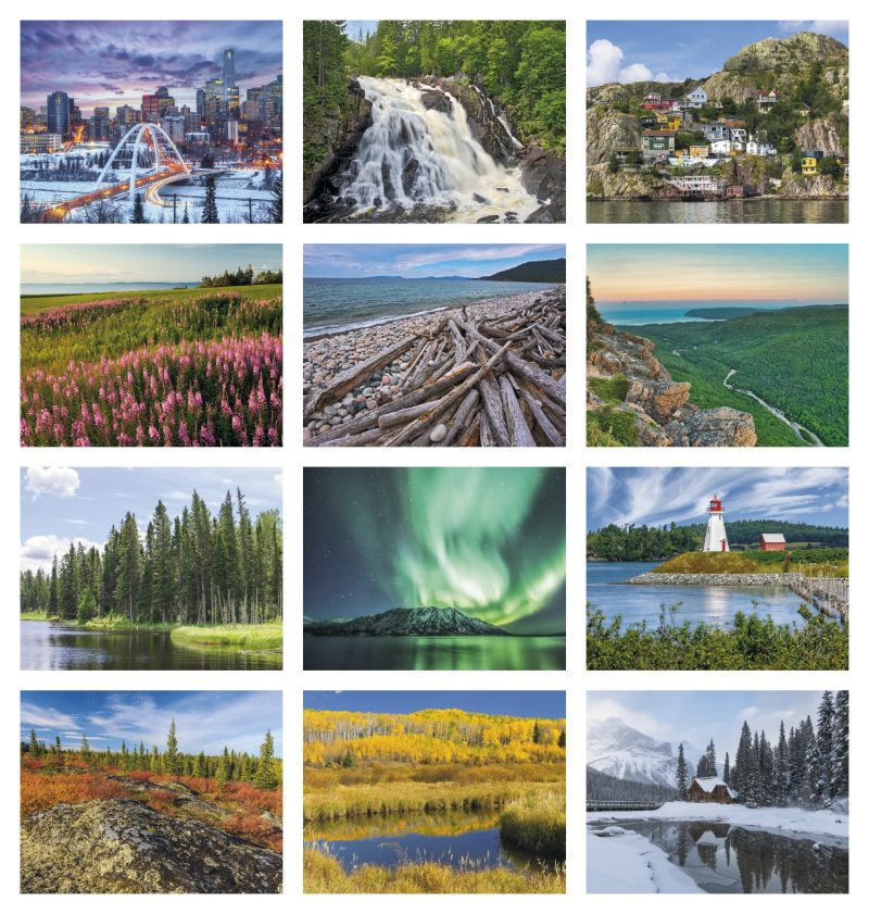 Custom Good Value™ Scenic Canada - Window Calendar - 4