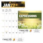 Custom Good Value™ Seasonal Expressions Big Block - Stapled Calendar