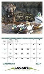 Custom Good Value™ Sporting Dogs - Stapled Calendar - 6
