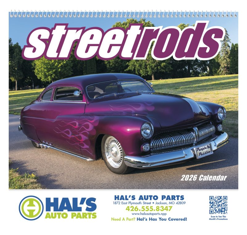 Custom Good Value™ Street Rods - Spiral Calendar - 2