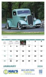 Custom Good Value™ Street Rods - Spiral Calendar - 3