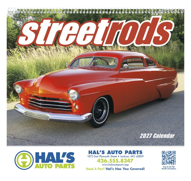 Custom Good Value™ Street Rods - Spiral Calendar - 5