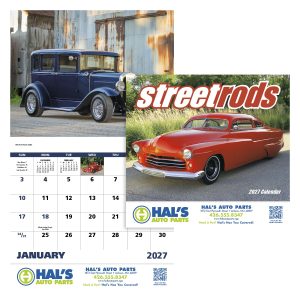 Custom Good Value™ Street Rods - Stapled Calendar