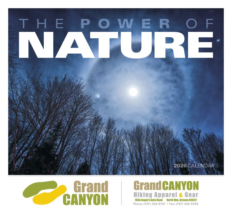 Custom Good Value™ The Power of Nature - Stapled Calendar - 2