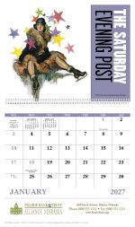 Custom Good Value™ The Saturday Evening Post - Spiral Calendar - 6