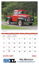 Custom Good Value™ Treasured Trucks - Spiral Calendar - 3