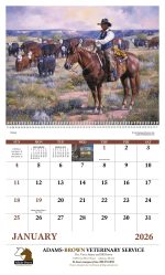 Custom Good Value™ Western Frontier - Spiral Calendar - 3