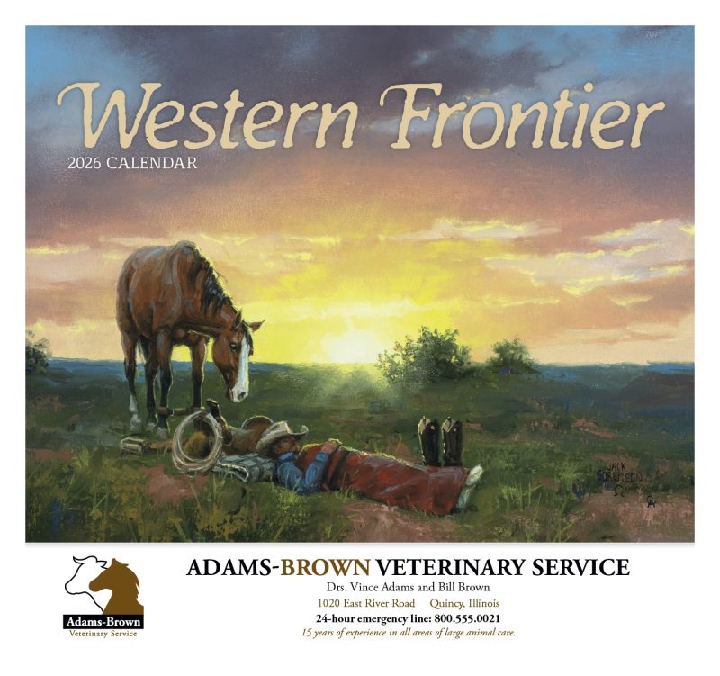 Custom Good Value™ Western Frontier - Stapled Calendar - 2