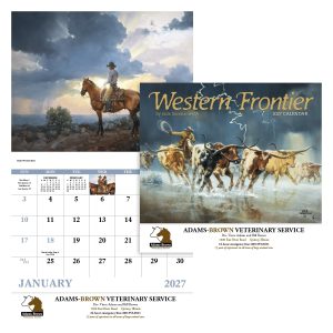 Custom Good Value™ Western Frontier - Stapled Calendar