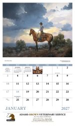 Custom Good Value™ Western Frontier - Stapled Calendar - 6