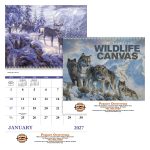 Custom Good Value™ Wildlife Canvas - Spiral Calendar