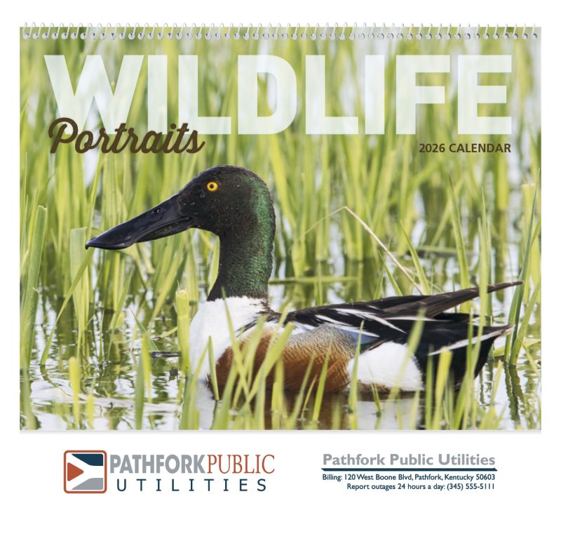 Custom Good Value™ Wildlife Portraits - Spiral Calendar - 2