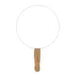 Custom Hand Held Paper Fan - Circle - 1