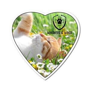 Custom Heart 4" x 4" NoteKeeper™ Magnet 20 Mil