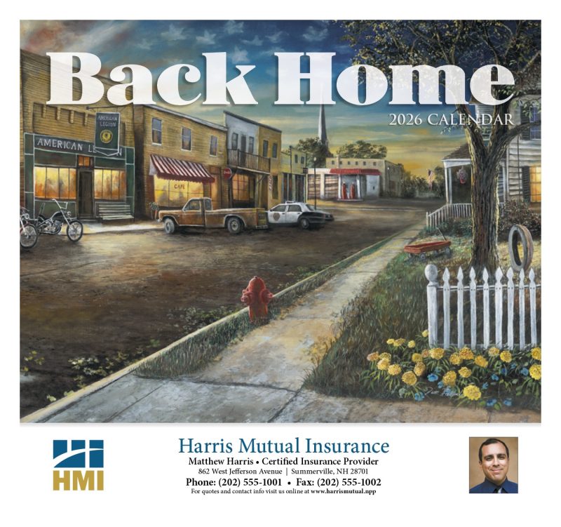 Custom HotLine® Products Back Home Appointment Calendar - Stapled - 2