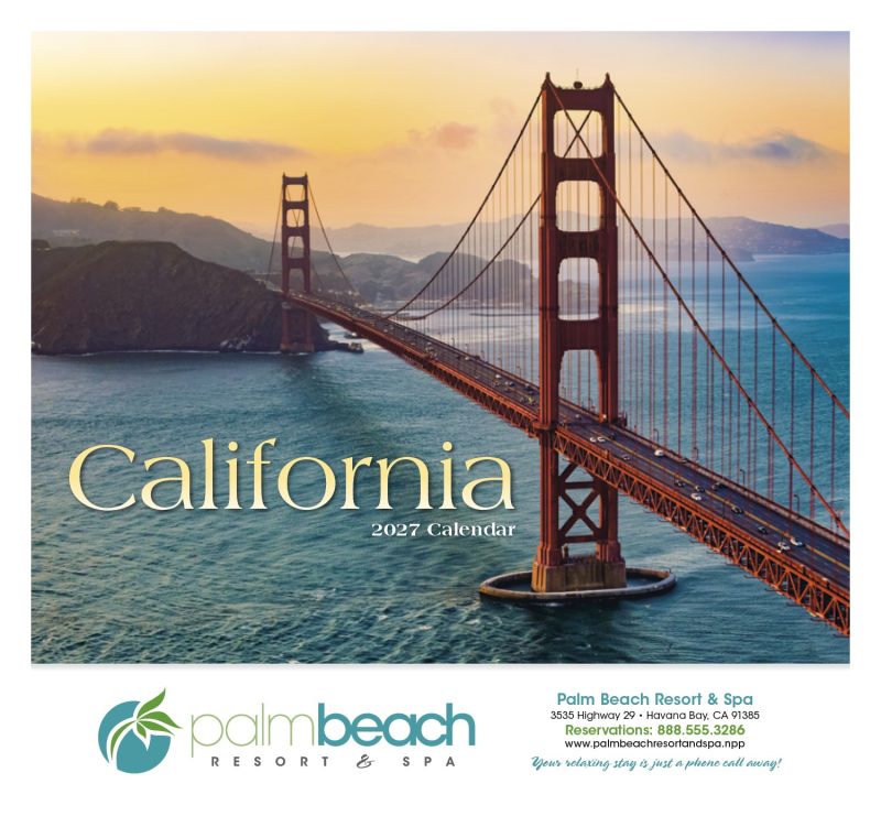 Custom HotLine® Products California Appointment Calendar - Stapled - 5