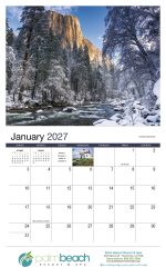 Custom HotLine® Products California Appointment Calendar - Stapled - 6