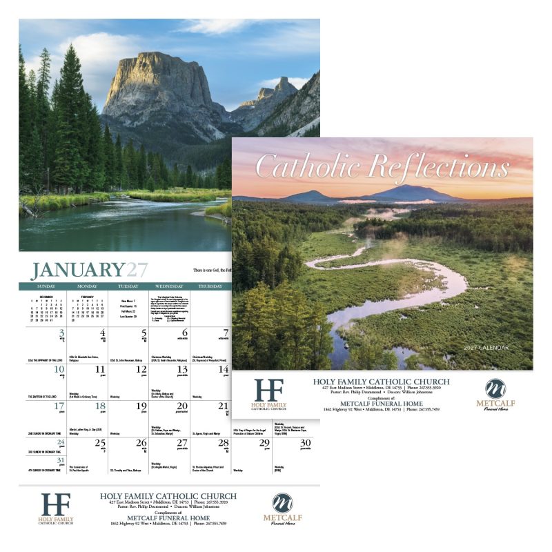 Custom HotLine® Products Catholic Reflections Appointment Calendar - Stapled