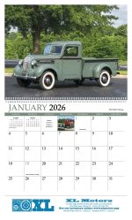 Custom HotLine® Products Classic Trucks Appointment Calendar - Spiral - 3