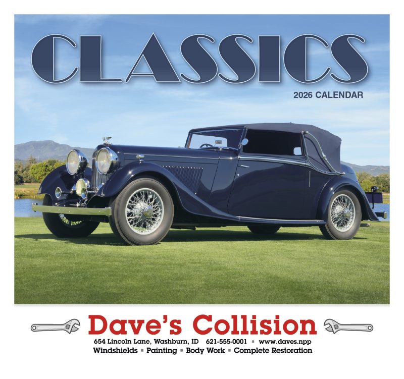 Custom HotLine® Products Classics Appointment Calendar - Stapled - 2