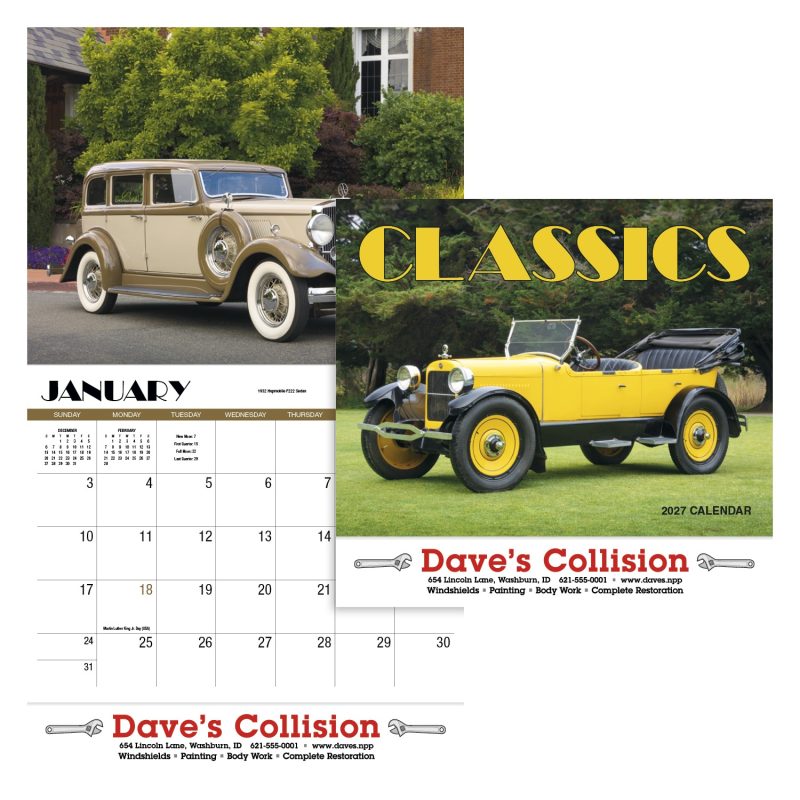 Custom HotLine® Products Classics Appointment Calendar - Stapled