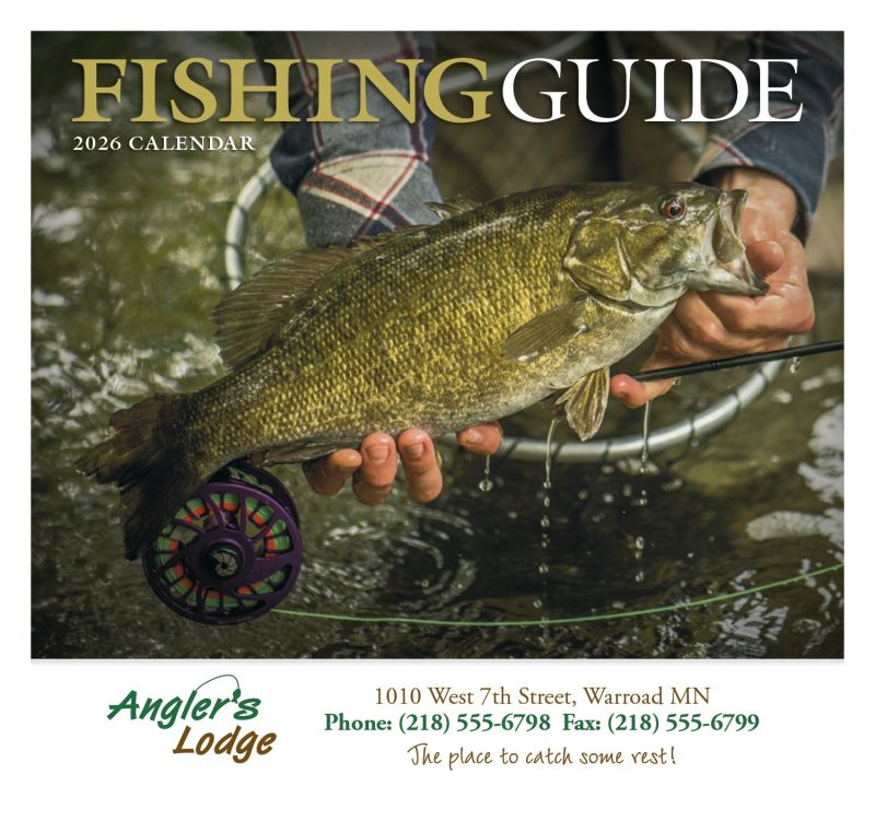Custom HotLine® Products Fishing Guide Appointment Calendar - Stapled - 2