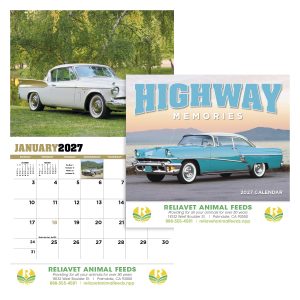 Custom HotLine® Products Highway Memories Appointment Calendar - Stapled