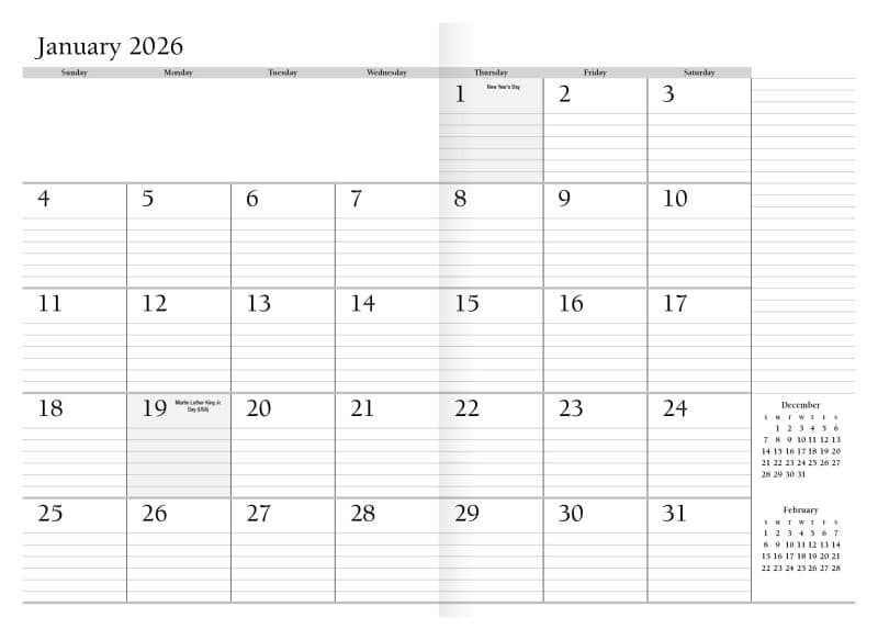 Custom HotLine® Products Leatherette Planner - 2
