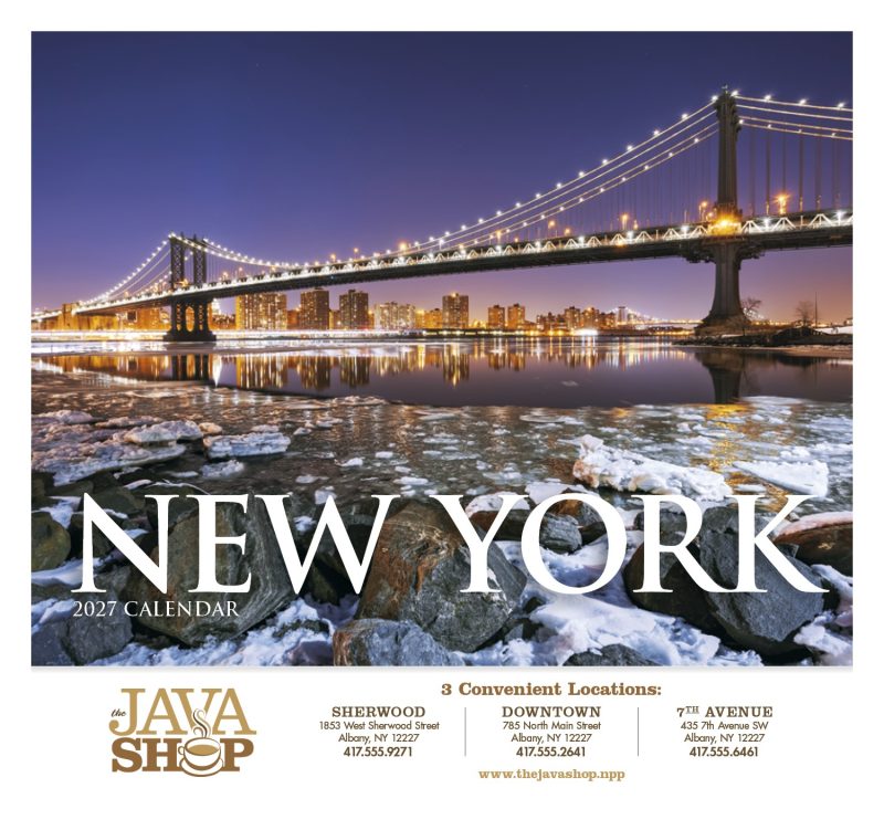 Custom HotLine® Products New York Appointment Calendar - Stapled - 5