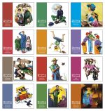 Custom HotLine® Products Norman Rockwell Appointment Calendar - Stapled - 7