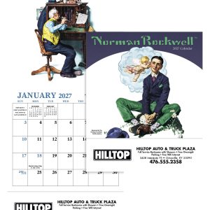 Custom HotLine® Products Norman Rockwell Mini Calendar