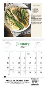 Custom HotLine® Products Recipe Pocket Calendar - 6