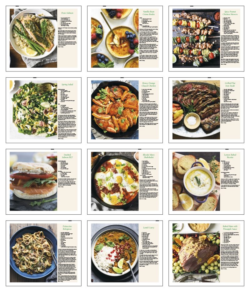 Custom HotLine® Products Recipe Pocket Calendar - 7