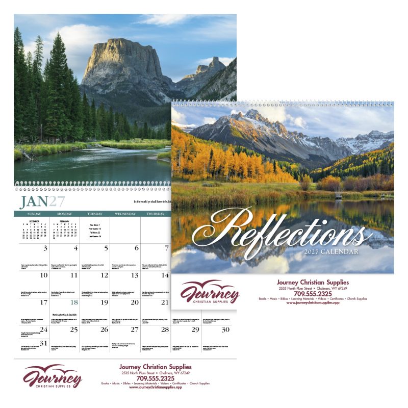 Custom HotLine® Products Reflections (Non-Denominational) Appointment Calendar - Spiral