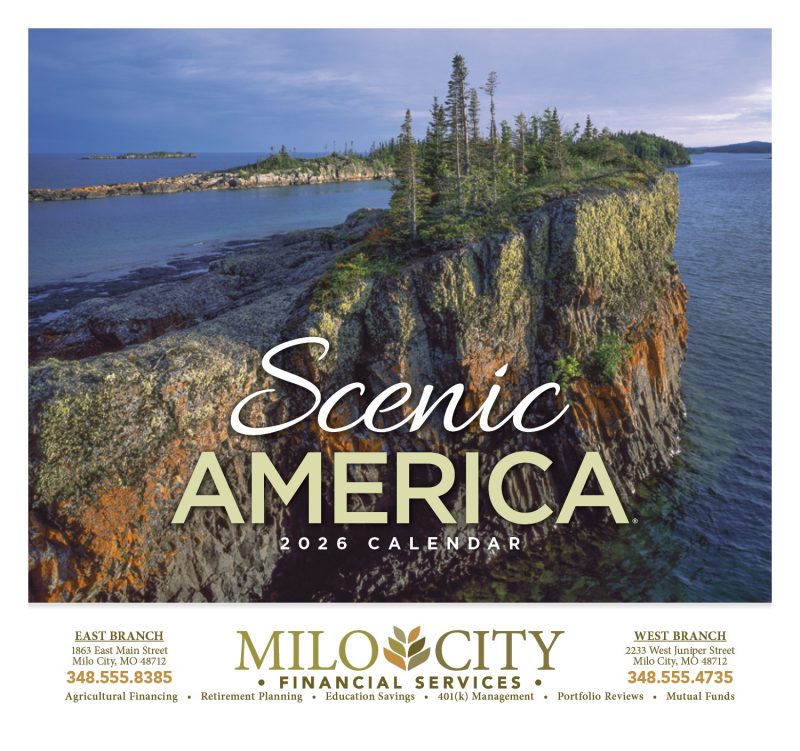 Custom HotLine® Products Scenic America® Appointment Calendar - Stapled - 2