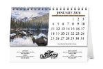 Custom HotLine® Products Scenic America® Desk Tent Calendar - 3