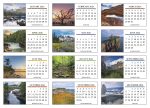 Custom HotLine® Products Scenic America® Desk Tent Calendar - 5