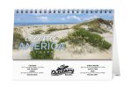 Custom HotLine® Products Scenic America® Desk Tent Calendar - 6