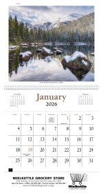 Custom HotLine® Products Scenic America® Pocket Calendar - 3