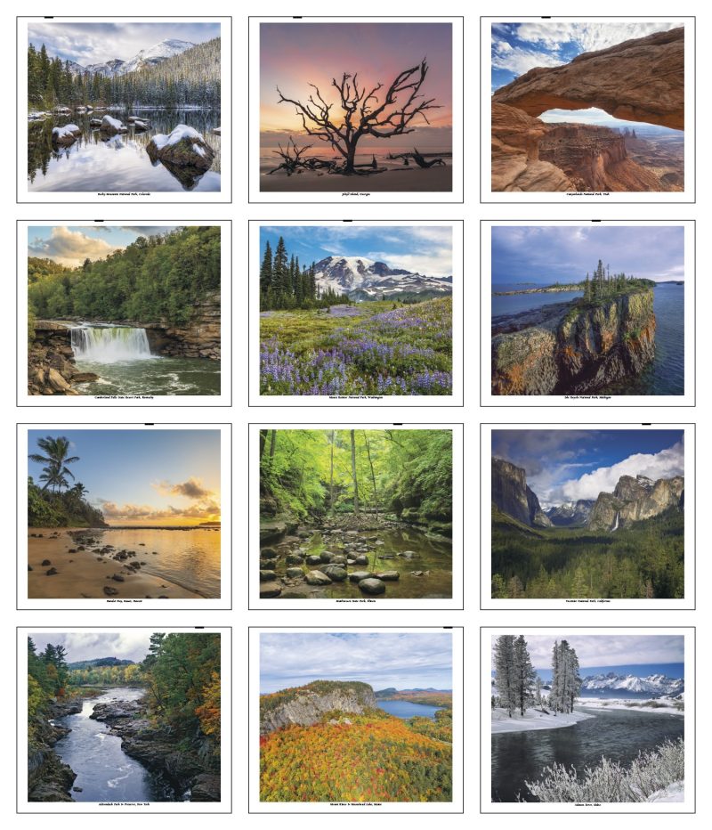 Custom HotLine® Products Scenic America® Pocket Calendar - 4