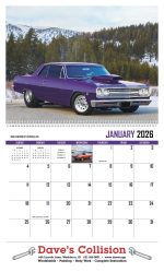 Custom HotLine® Products Street Thunder Appointment Calendar - Spiral - 3