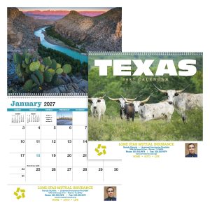 Custom HotLine® Products Texas Appointment Calendar - Spiral