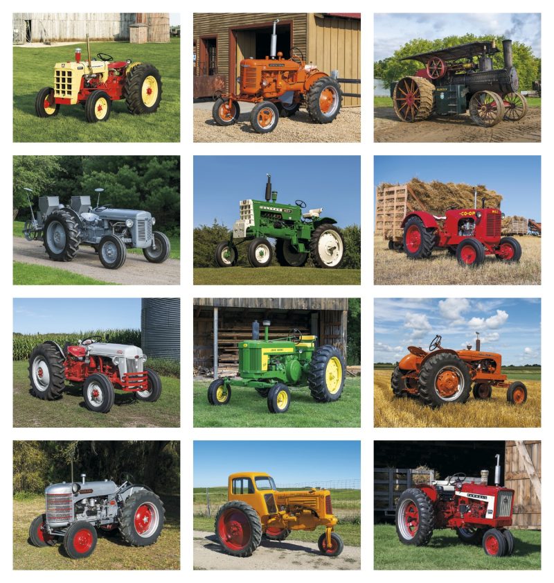 Custom HotLine® Products Vintage Tractors Appointment Calendar - Spiral - 7