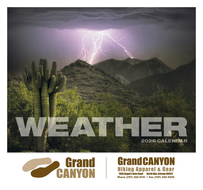 Custom HotLine® Products Weather Almanac Appointment Calendar - Stapled - 2
