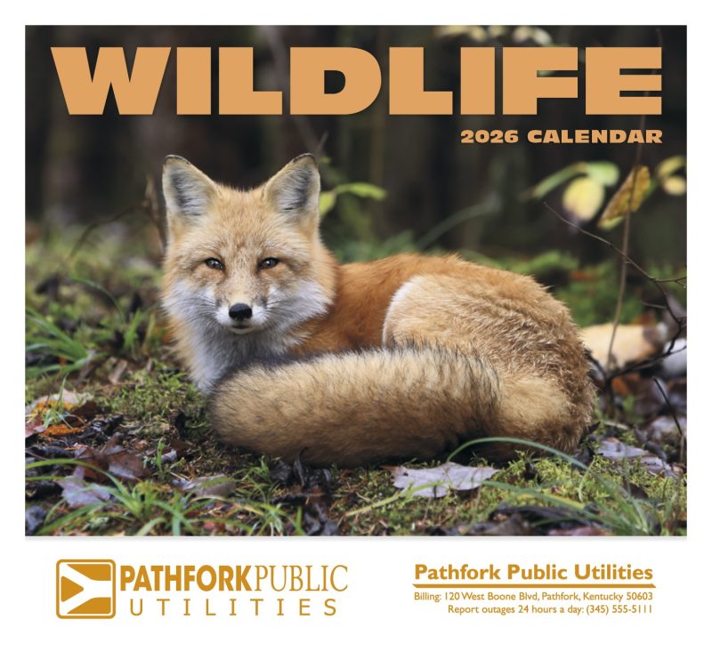 Custom HotLine® Products Wildlife Appointment Calendar - Stapled - 2