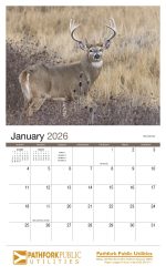 Custom HotLine® Products Wildlife Appointment Calendar - Stapled - 3