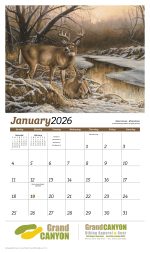 Custom HotLine® Products Wildlife Collection Appointment Calendar - Stapled - 3