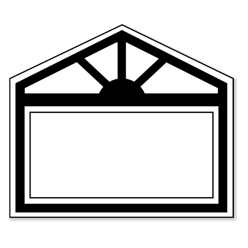 Custom House 2.8"H x 3.25"W NoteKeeper™ Magnet 35 Mil - 1