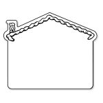 Custom House 3.59"H x 4.41"W NoteKeeper™ Magnet 20 Mil - 1