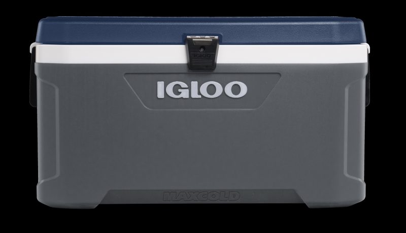 Custom Igloo® Maxcold Latitude 70 Qt. Cooler (Carbonite Gray/Aegean Sea) - 1